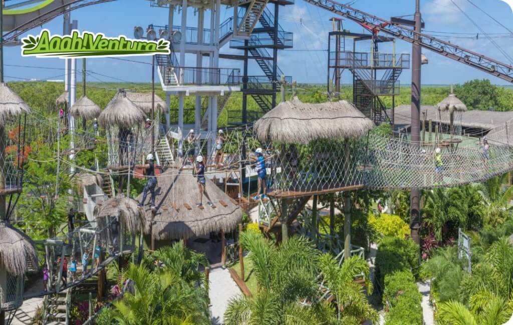 Aaah Ventura Zip Lines in Cancun