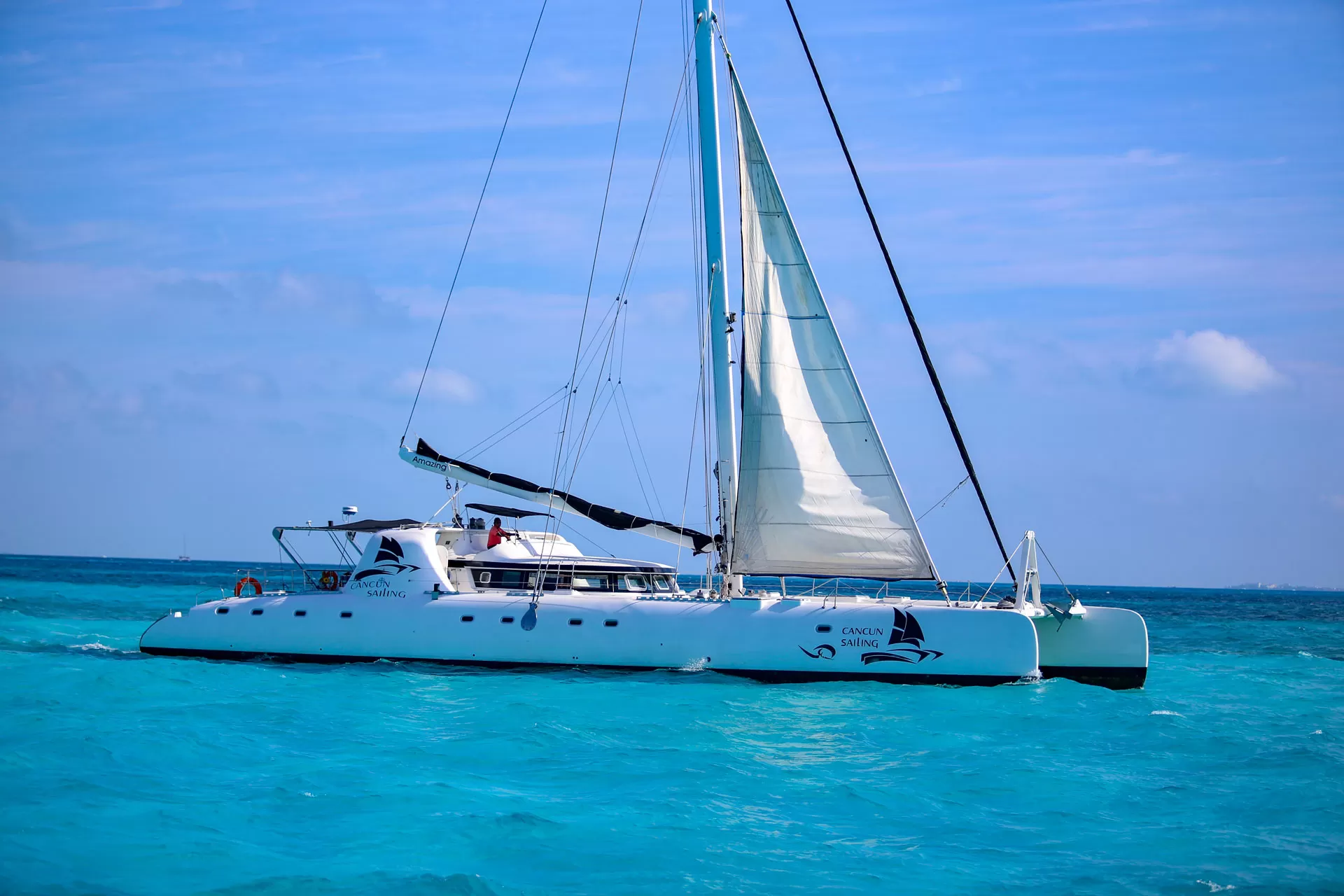 Cancun Sailing Catamaran Tour to Isla Mujeres