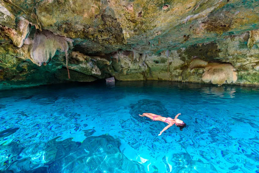 Cenote Dos Ojos from Playa del Carmen