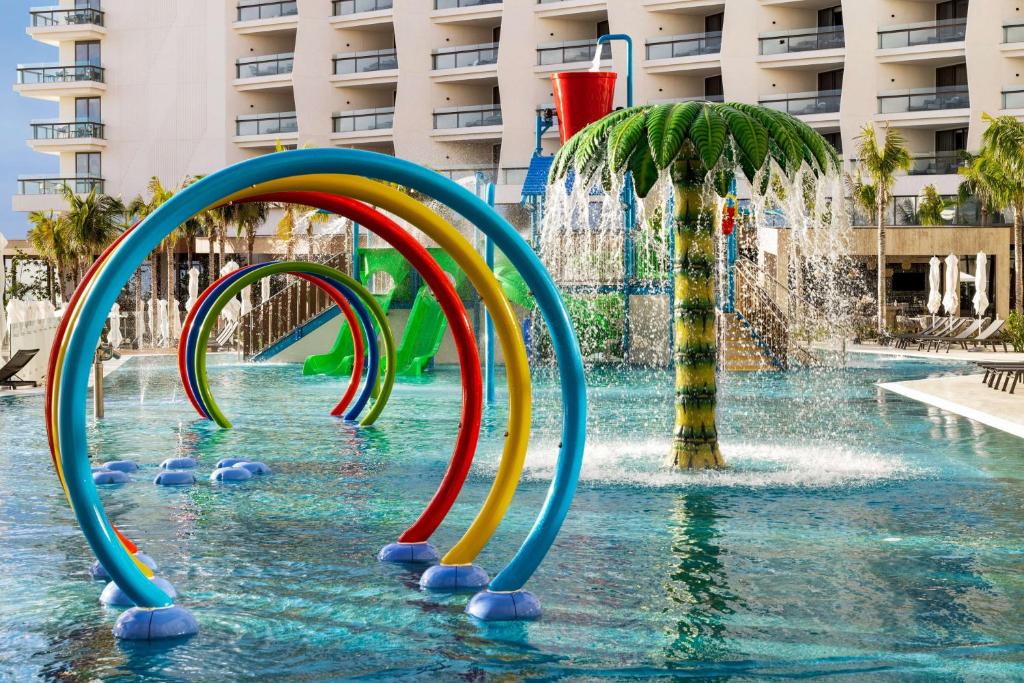 Water park at Hilton Cancun All Inclusive Resort
