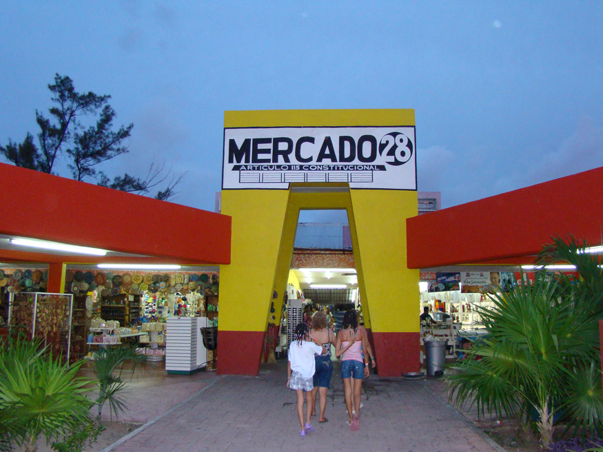 Mercado 28 or Market 28 in Cancun Downtown