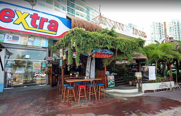 The Surfin Burrito restaurant in Cancun Hotel Zone