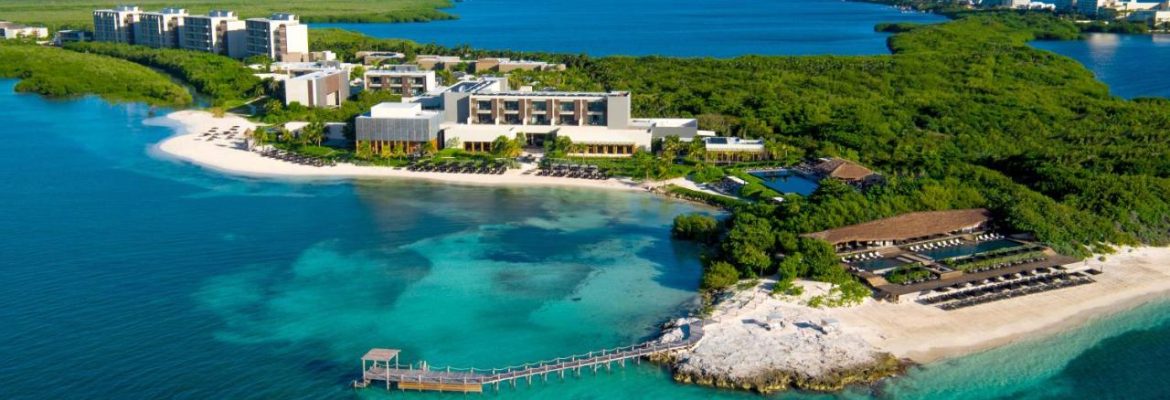Nizcu resort spa cancun aerial view