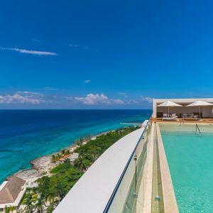 The Westin Cozumel rooptop terrace pool