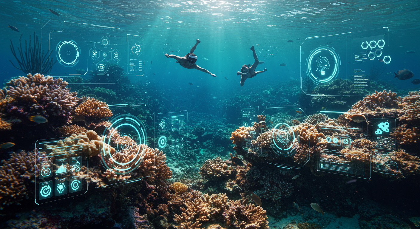 Augmented Reality Experiences Underwater