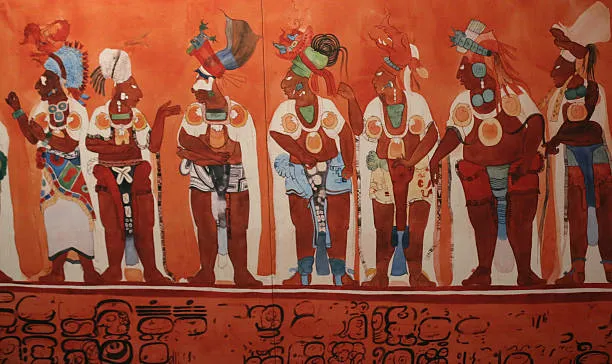 Murals on Bonampak Avenue Murals on Bonampak Avenue