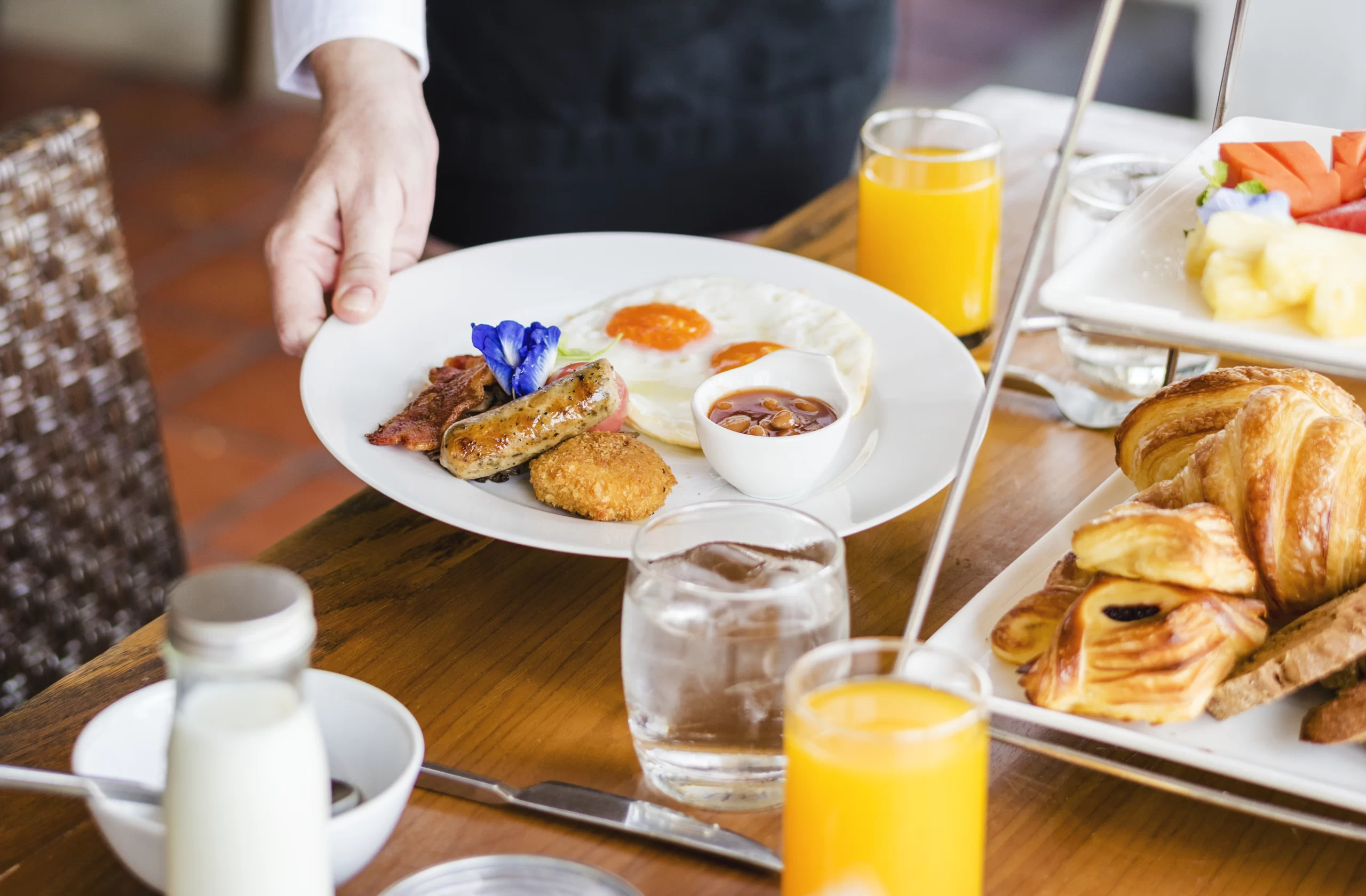 Eat Breakfast at Your Hotel