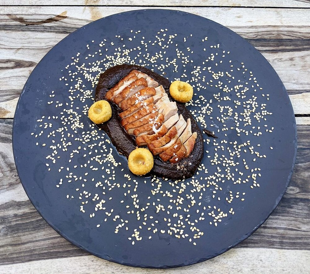 Duck and Homemade Black Mole, Nü Tulum Duck and Homemade Black Mole, Nü Tulum