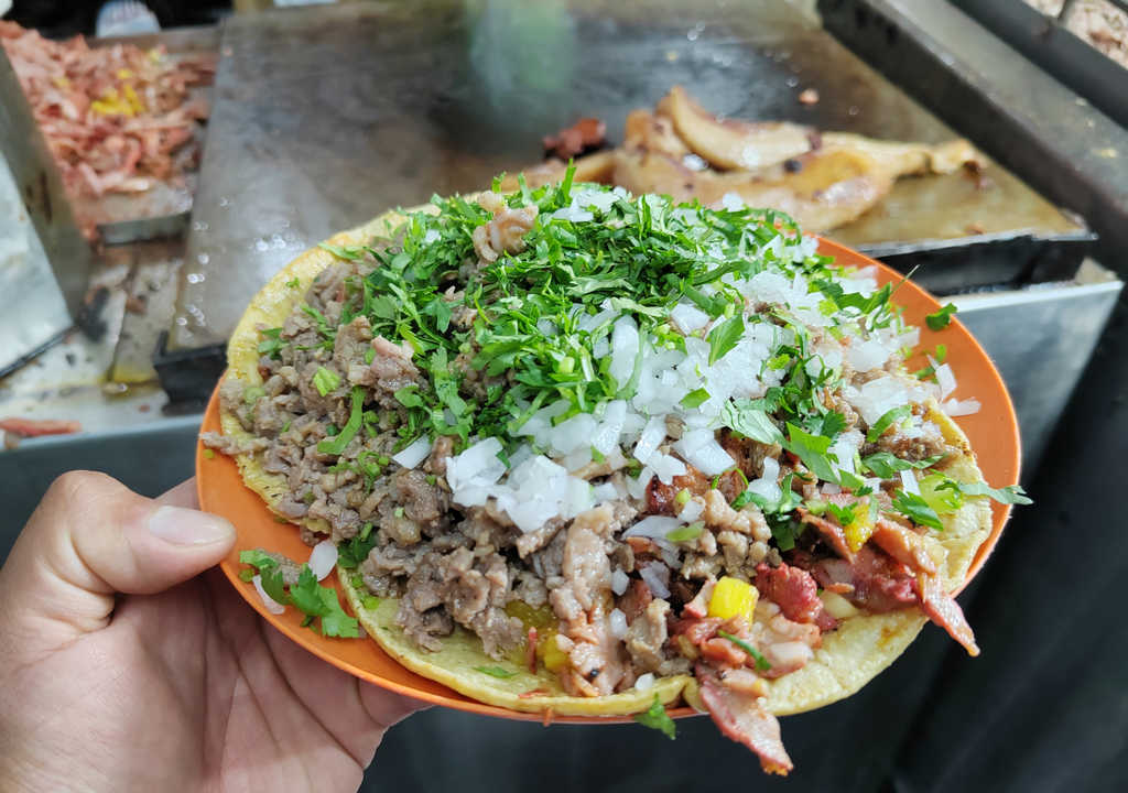 Tacos at Los de Asada Tacos at Los de Asada