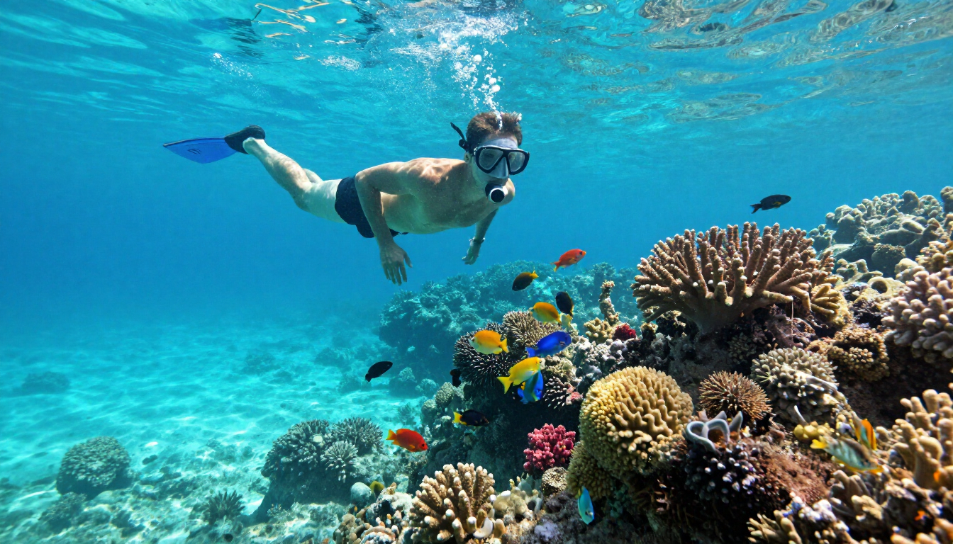 Snorkeling in Puerto Morelos