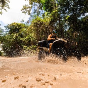 Cancun ATV Jungle Adventure, Ziplines, Cenote and Tequila Tasting