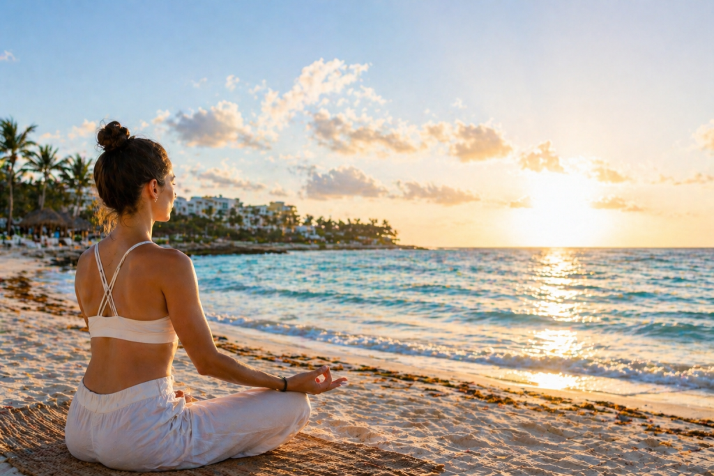 Awakening the Senses Facing the Caribbean Sea