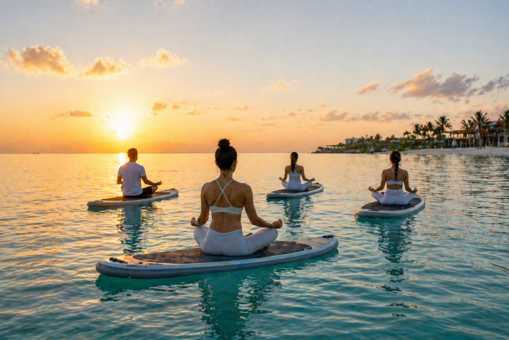 Meditation over the Sea (SUP Yoga)
