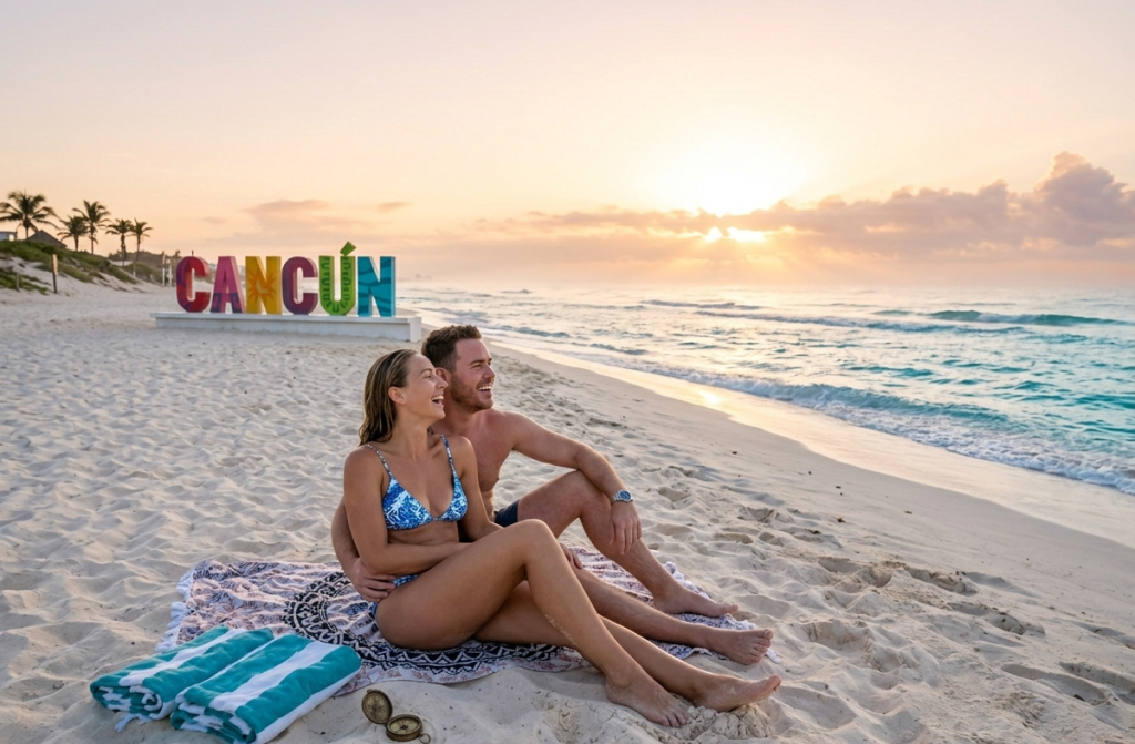 Sunrise at Playa Delfines Sunrise at Playa Delfines