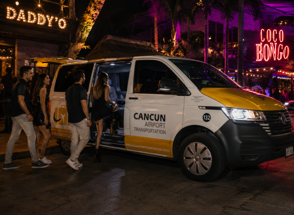 By hiring Cancun Airport Transportation for your transfers between clubs