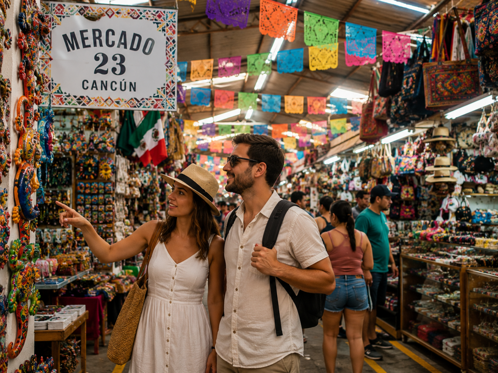 Mercado 23 offers a total immersion into the daily life of Cancun locals.