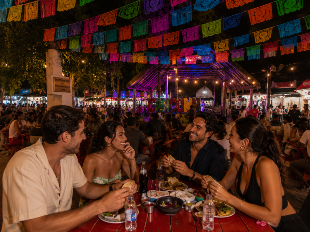 Nighttime Gastronomy: The Flavor of the Street