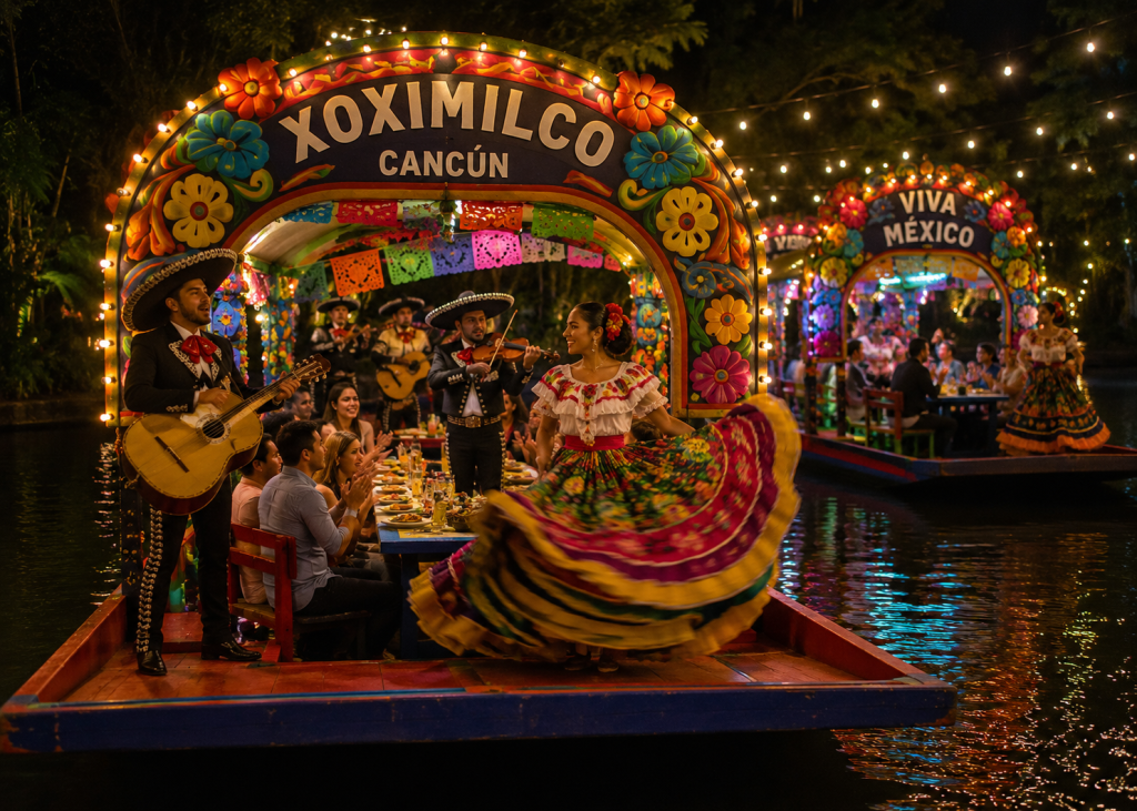 The Xoximilco channel brings the magic of the famous boat rides of the country's capital