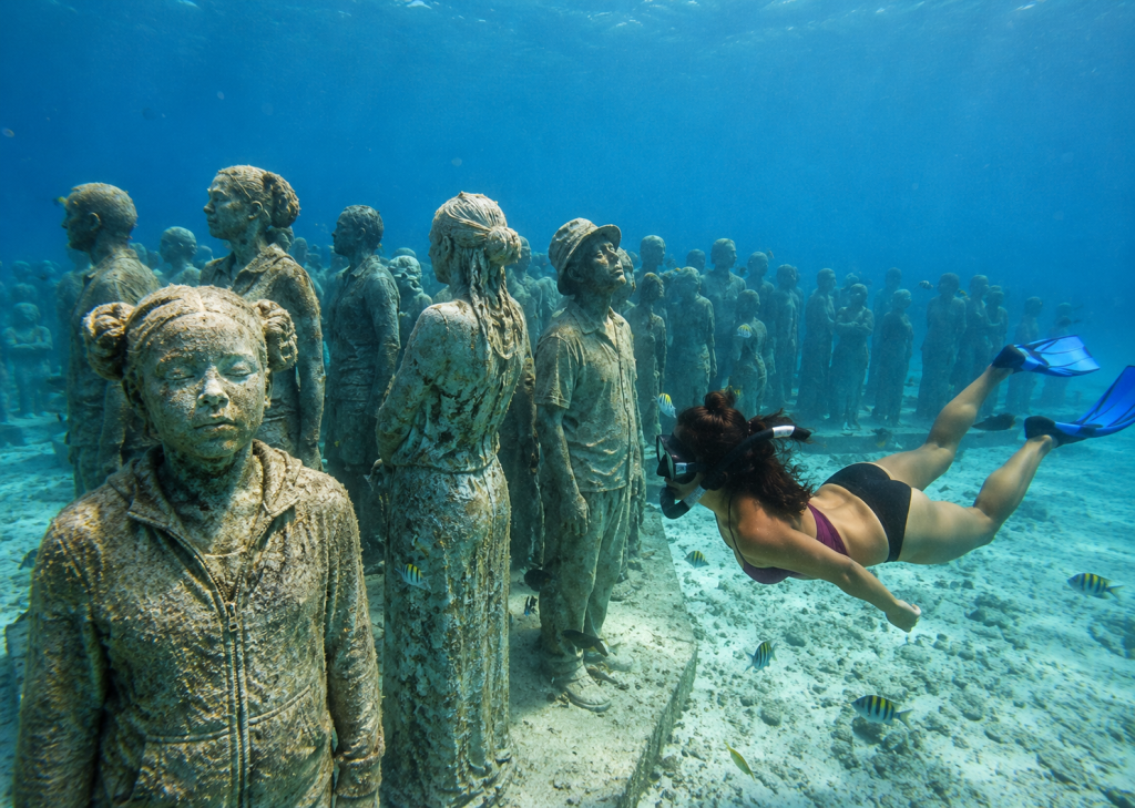 The Underwater Museum of Art (MUSA).