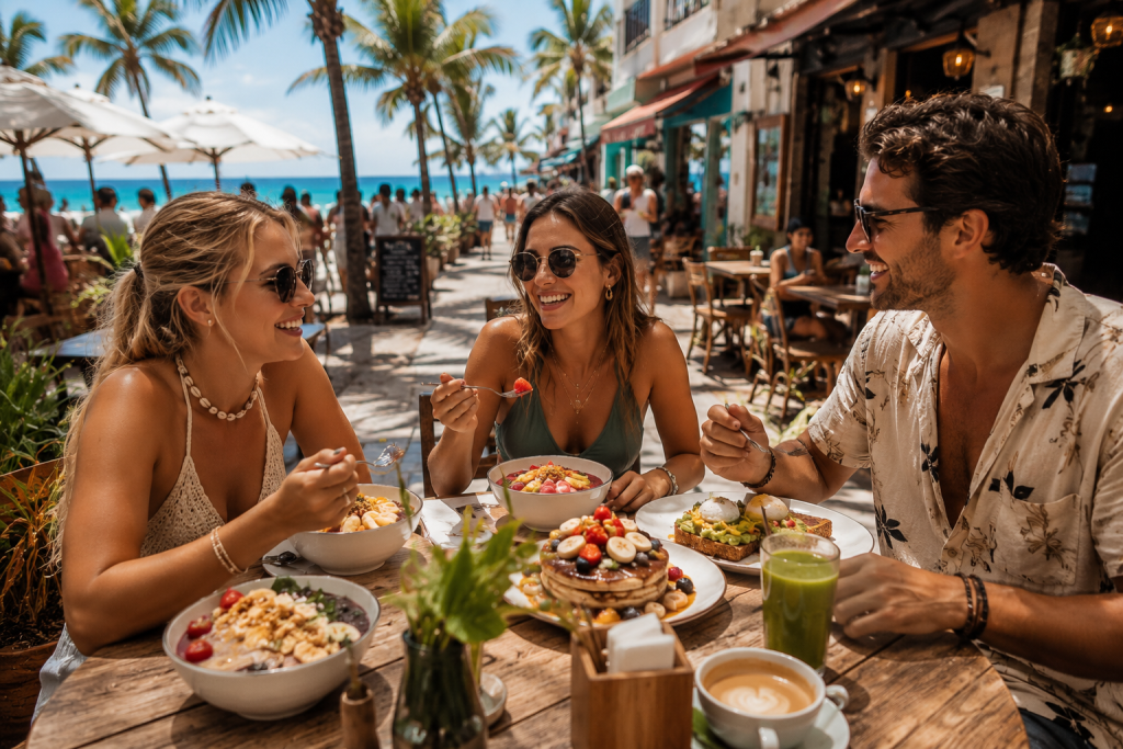 By choosing to eat in these smaller, independent spots.