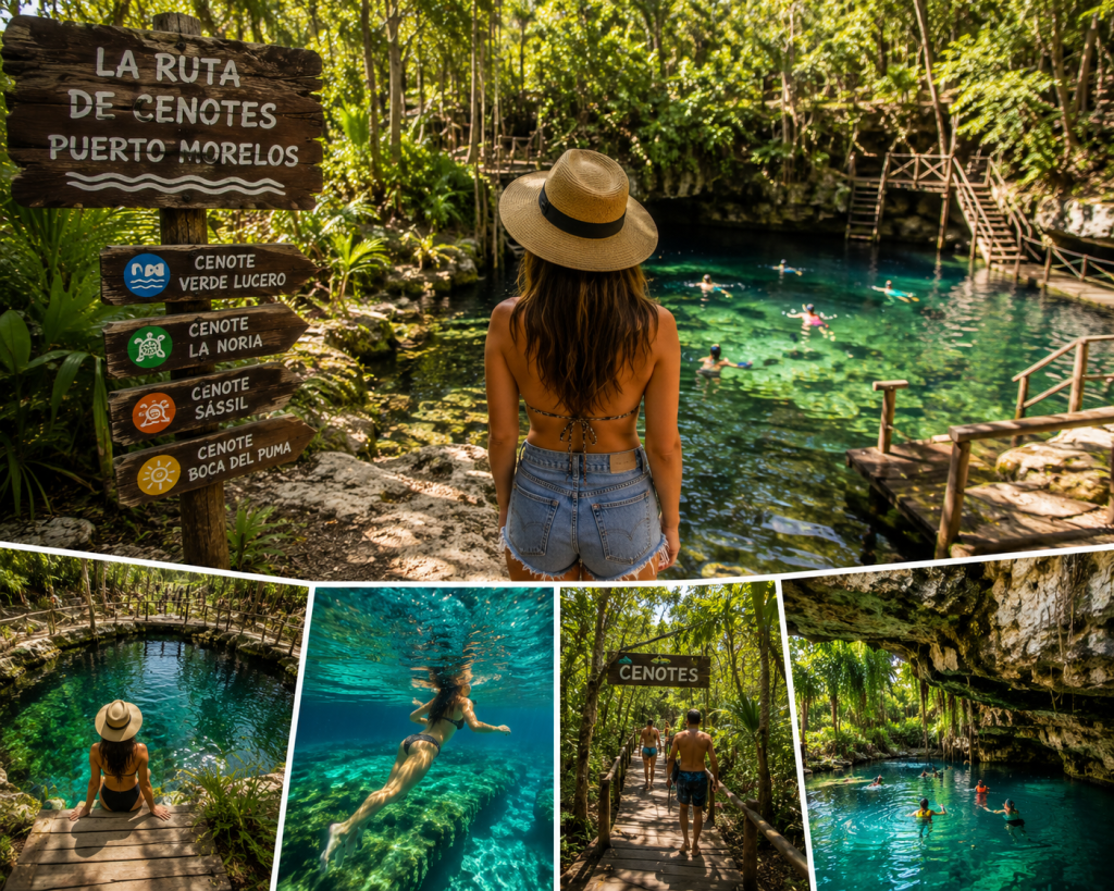 It is easy to get lost in the huge array of options along the "Ruta de los Cenotes" near Puerto Morelos.
