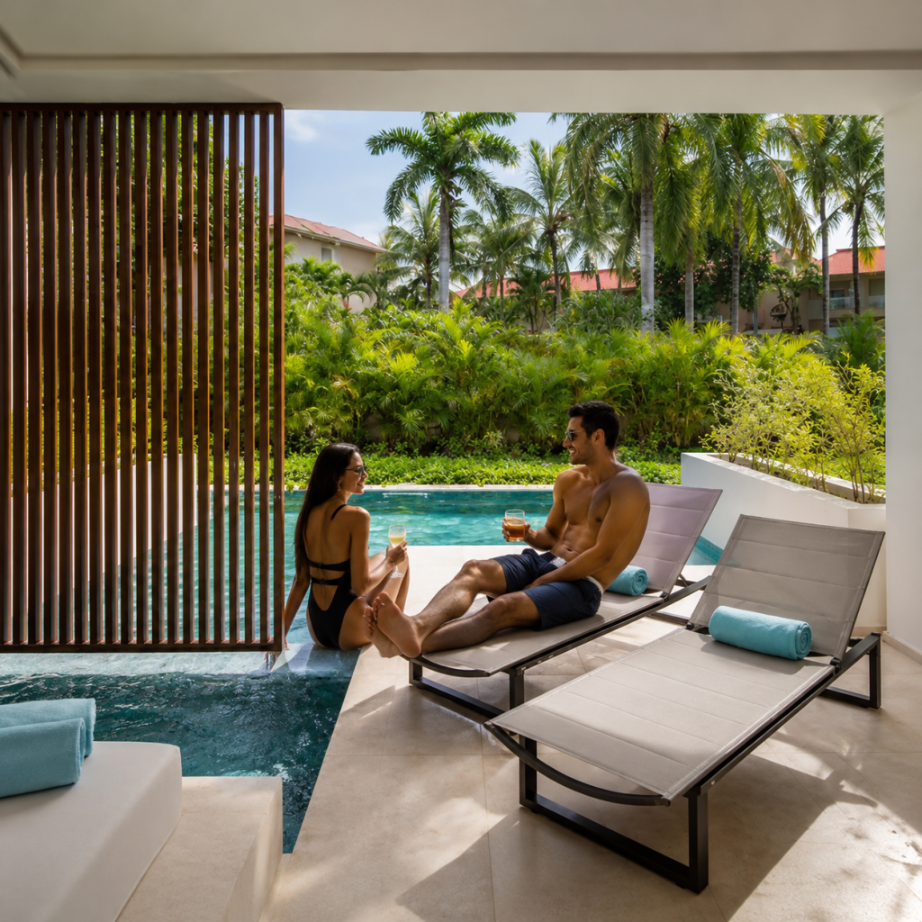 Immerse yourself in the ultimate sensory vibes at Live Aqua Beach Resort, where the soothing ocean breeze combines with tailored aromatherapy to create a deeply relaxing atmosphere, while the gentle sound of the Caribbean waves completes this perfect coastal escape.