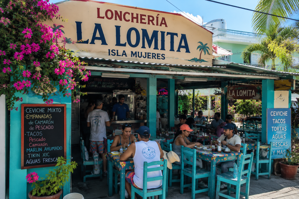Lonchería La Lomita is a perfect example. It’s small, simple, and feels like you’ve just dropped by for a visit at someone’s house.