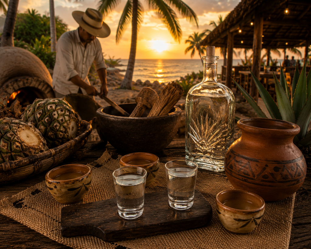 Explore the sacred ritual of agave. From smoky mezcal to smooth tequila, discover the ancient craft and spirit of Mexico’s finest traditions.