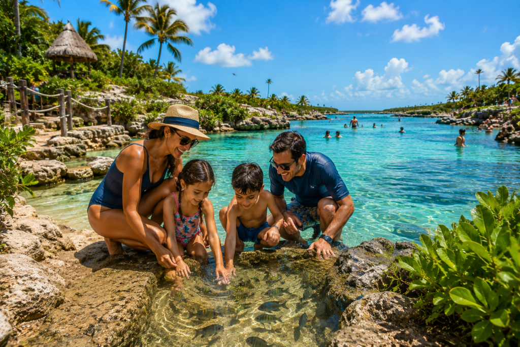 Xel-Ha provides a perfect lifestyle for the day.