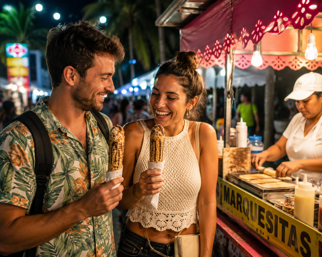 The marquesita is mandatory on any night stroll.